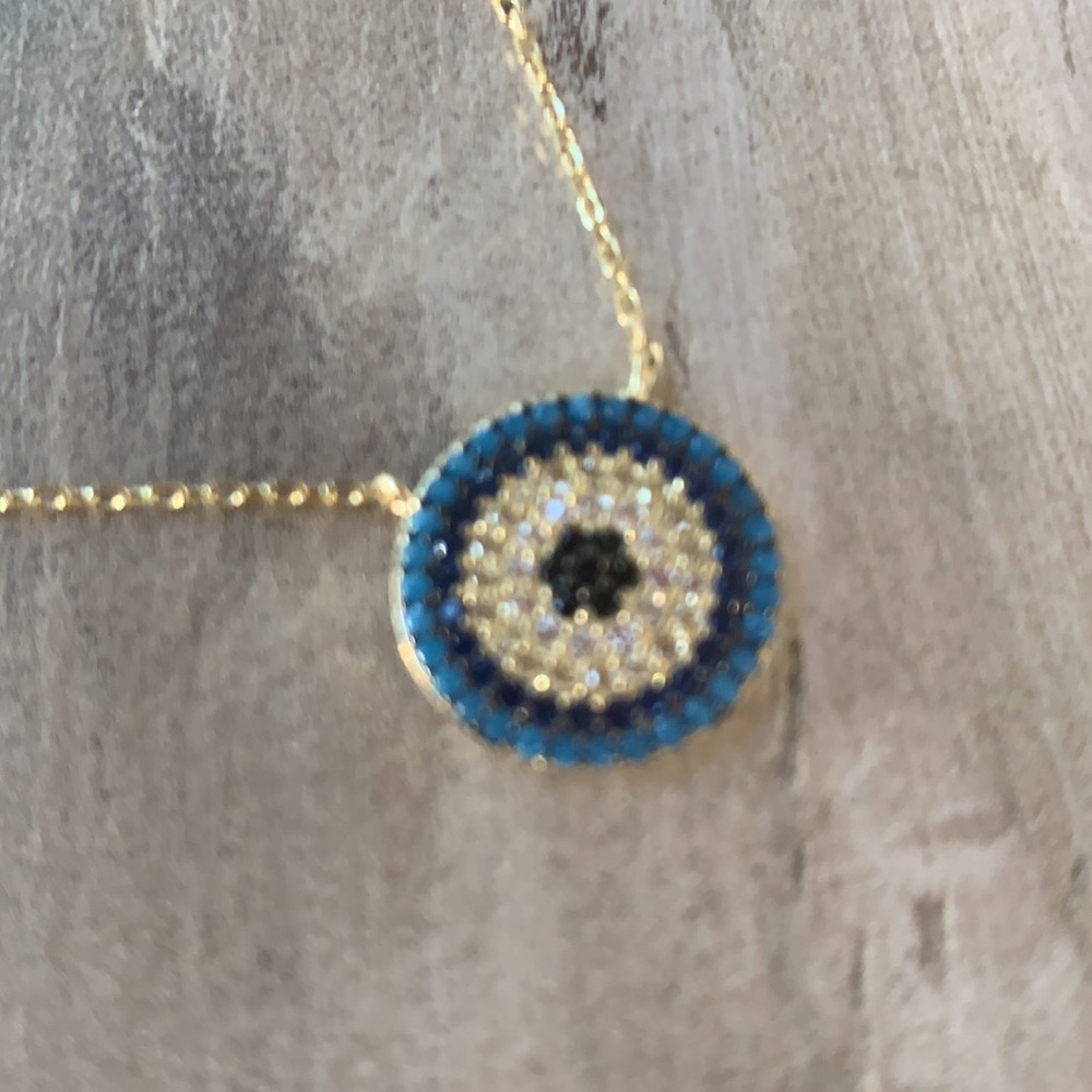 Anthropologie evil eye necklace brand new - Picture 8 of 10